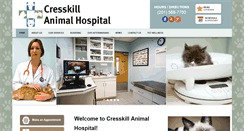 Desktop Screenshot of cresskillanimalhosp.com